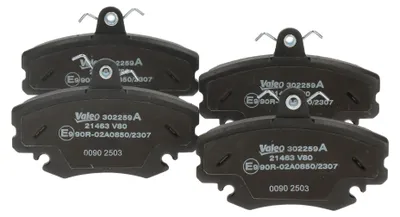 Produktbild von VALEO Bremsbeläge Satz Vorne für RENAULT TWINGO II (CN0) 302259A