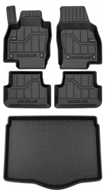 Productafbeelding van Wielganizator MotoLine TPE-automatten geschikt voor Volkswagen Taigo (2021-), 4 + 1 kofferbakmat 30079