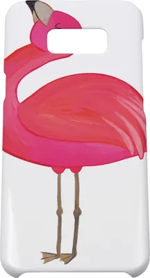 Produktbild von Mr. & Mrs. Panda Samsung Galaxy S8 plus Handyhülle  Flamingo Stolz - Weiß - Geschenk, Beste Freundin, Handy, Hülle, Rosa, Cover, Case