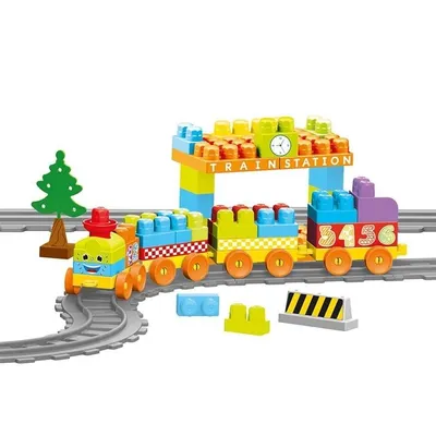 Obrázok produktu pre Dolu Full Train Set, Stavebnica, 1,5 rok / roky, 89 kusov