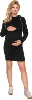 Obrázok produktu pre PeeKaBoo Dámske tehotenské šaty Mysteusa čierna XXL