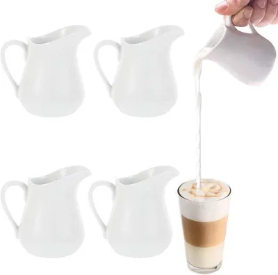 Immagine prodotto di Lattiera in porcellana - 4 pezzi - 80 ml