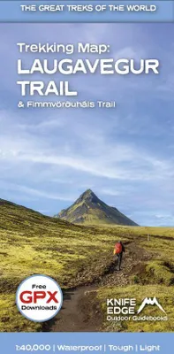 Obrázek produktu pro Trekking Map: Iceland's Laugavegur Trail & Fimmvorduhals Trail