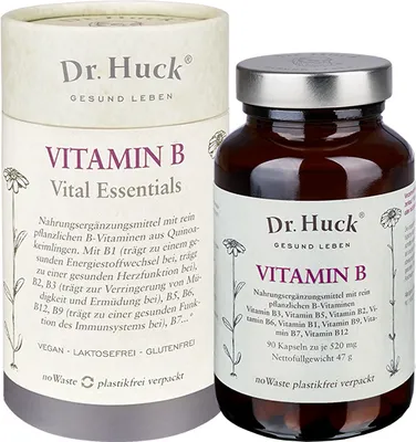 Zdjęcie produktu dla Kapsułki Dr Huck® Vitamin B Complex Vegan