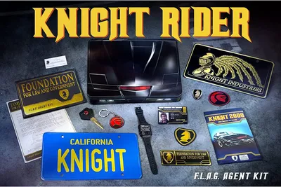 Imagen del producto de Kit El Coche Fantástico Knight Rider FLAG Agent de Colección