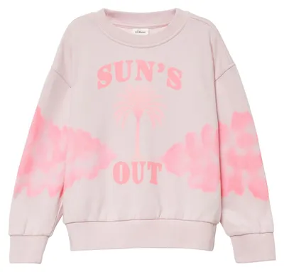 Produktbild von s.Oliver 2167286.4118.116_122, Sweatshirt, Rose, Runder Halsausschnitt, Langärmlig, Soft rose, 116-122 cm
