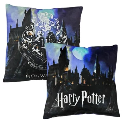 Produktbild von Harry Potter Hogwarts Kissen Dekokissen Kopfkissen 40x40 cm