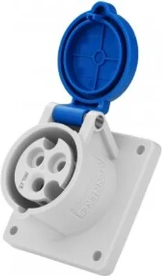 Produktbild von CEE Mennekes Anbausteckdose 16A 3P 6h 230V IP44 Camping Caravan Einbausteckdose Typ 1366