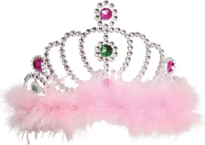 Produktbild von Fiestas Guirca - Prinzessinnen-Tiara-Kostüm-Zubehör, Feder FG123 (Einheitsgröße) (Silber)