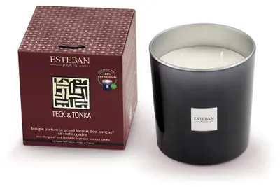 Produktbild von Esteban Teck & Tonka Duftkerze 450g mit Pflanzenwachs