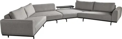 Produktbild von Ecksofa U-Form Wohnzimmer Couch Textil Neu Design grau Modern Luxus