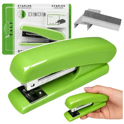 Immagine prodotto di Cucitrice per ufficio in metallo fino a 25 fogli 24/6 26/6 punti verde