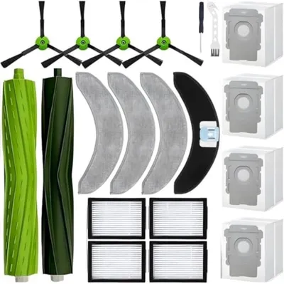 Produktbild von PromoHome® 20-teiliges Zubehörset für Saugroboter – Komplettes Ersatzset mit Bürsten und Filtern
