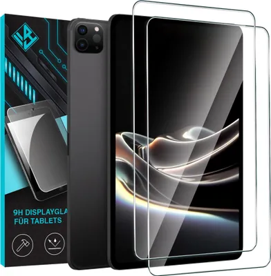 Produktbild von 2x 9H Tablet Schutzglas für Apple iPad Pro 4. Gen 11.0 Zoll Displayglas Displayschutz