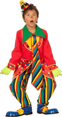 Produktbild von Clown Jungen Kostüm von Wilbers Gr. 104  bis 128 cm - Zirkus Verkleidung 104 cm - 2-3 Jahre