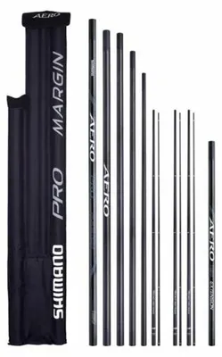 Image de SHIMANO Aero Pro, canne de pêche au coup, 11,5 mètres, 37,73 pieds, 7 sections, référence AEPRM115P