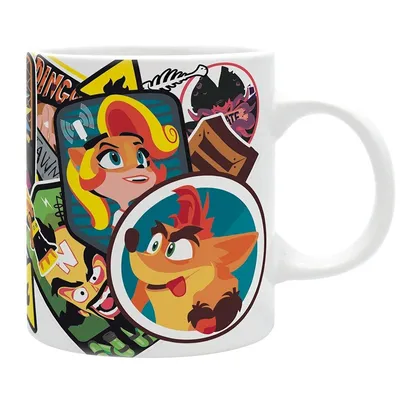 Produktbild von CRASH BANDICOOT - Crash Aufkleber becher (320 ml)