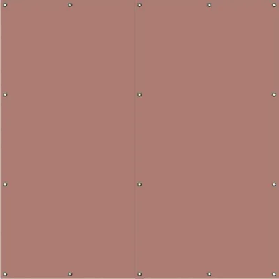 Produktbild von Wallario Outdoor-Poster für Garten oder Balkon, Motiv Pastellpink, in ca. 180 x 180 cm
