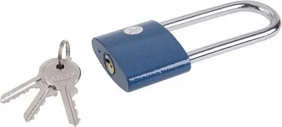 Produktbild von Vorhängeschloss blau FESTA 45mm verlängert