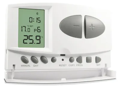 Immagine prodotto di Termostato programmabile cablato per riscaldamento o climatizzazione - Avidsen - 103954