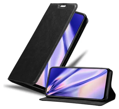 Produktbild von Cadorabo Hülle für Oppo A36 / A76 / A96 4G / K10 4G / Realme 9i Schutz Hülle in Schwarz Handyhülle Etui Case Cover