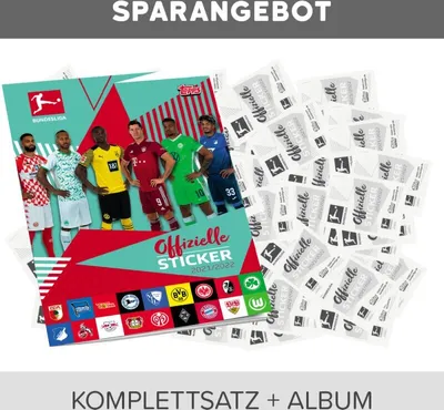 Produktbild von Topps Bundesliga Sammelsticker 2021/22 - Komplettsatz + Album