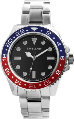 Produktbild von Excellanc Herrenuhr mit Metallband