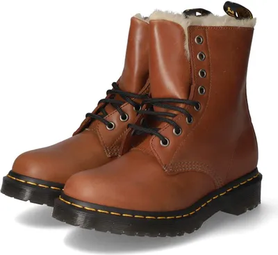 Produktbild von Dr. Martens 1460 Serena Tan DM27782225, Bovver Stiefel, Damen, Braun
