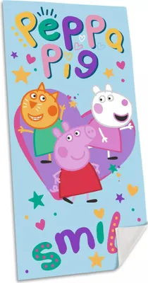 Immagine prodotto di Asciugamano Peppa Pig Blau 70 x 140 cm Baumwolle