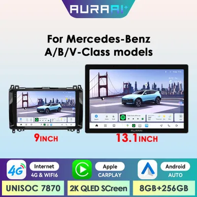 Immagine prodotto di Autoradio Android con schermo da 13,1 pollici - 256 GB di memoria - Doppio DIN - Touchscreen