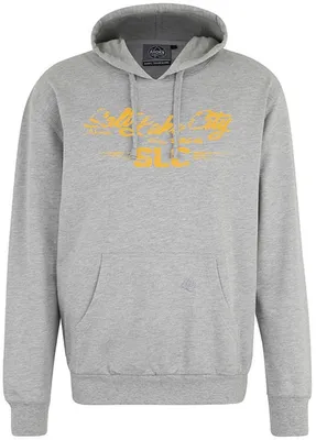 Produktbild von Übergrößen Kapuzen-Sweatshirt AHORN SPORTSWEAR SLC orange Graumeliert 3XL
