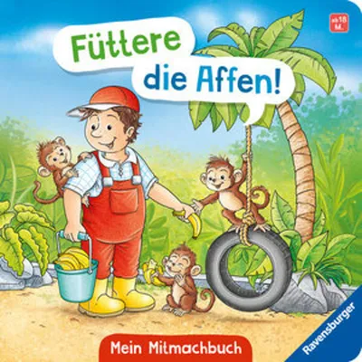 Immagine prodotto di Füttere die Affen! Mein Zoo-Mitmachbuch