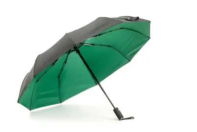 Produktbild von Damen- und Herren-Taschenschirm KRAGO Vollautomatik Double grün
