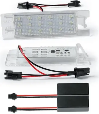 Image de Eclairage de plaque d'immatriculation à Led pour Opel Astra H 2004-2011
