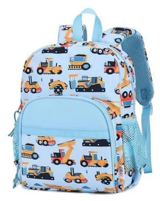 Produktbild von Kinderrucksack 2-4 Jahre Bagger Design 32cm leicht & bequem