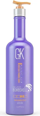 Zdjęcie produktu dla GK Hair Silver Bombshell Shampoo szampon neutralizujący do włosów siwych i platynowego blondu 710 ml