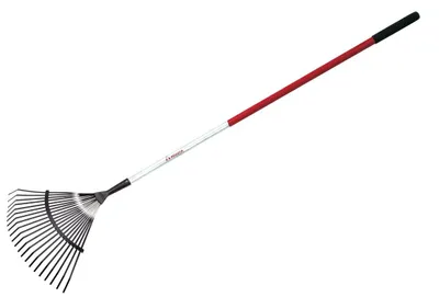 Waaierbezem mit Aluminiumstiel, 38,5 cm Kopfbreite, 150 cm