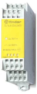 Productafbeelding van Relaismodule contacten: 4 maakcontacten + 2 breekcontacten, geschikt voor 6A, 230V (7S.16.8.230.5420)