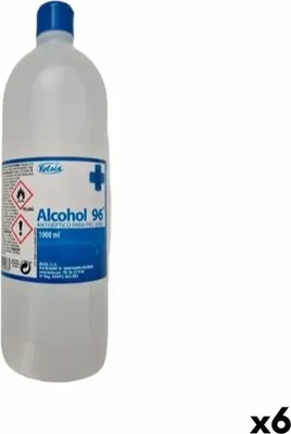 Produktbild von Hochprozentiger Alkohol 96 Volumenprozent – 6 x 1 Liter Flaschen im Vorratspack