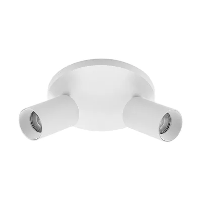 Produktbild von Arcchio Strahler Brinja, weiß, rund, Ø 6 cm, 2-flg., GU10