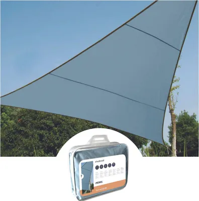 Obrázek produktu pro SONNENSEGEL - DREIECKIG - 3,6 x 3,6 x 3,6 m - BARVA: HELLGRAU
