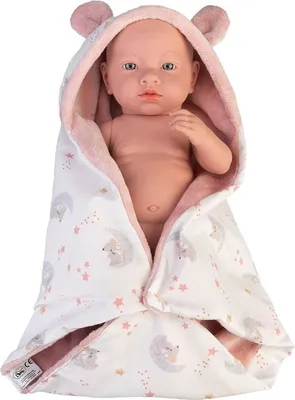 Image de Famosa Véritable bébé avec poupée de couverture 40 cm rose rose One Size