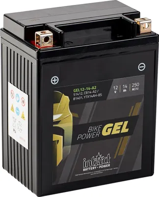 Produktbild von intAct Batterie Bike Power Gel geschlossen B14-A2 12 Volt, 14Ah
