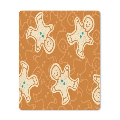 Produktbild von MuchoWow® Mauspad Mousepad Schnittmuster - Lebkuchen - Plätzchen 30x40 cm - Mousepads - Maus Mat - Pad - Mausunterlage - Mausmatten