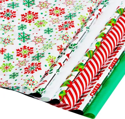 Produktbild von Weihnachtsgeschenkpapier 50x50cm 150 Stück