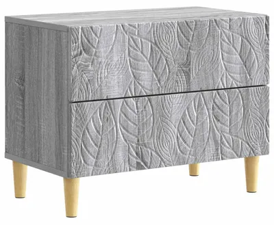 Image de Table de chevet Sonoma gris 62 x 34,5 x 48 cm Bois d'ingénierie