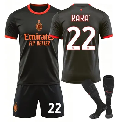 Immagine prodotto di #22 KAKA Maglia da calcio da trasferta del Milan 26-27 per bambini e adulti TAGLIA:26