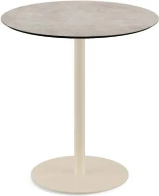 Produktbild von Urban Terrassentisch Sand gestell + Moonstone HPL Ø70 cm