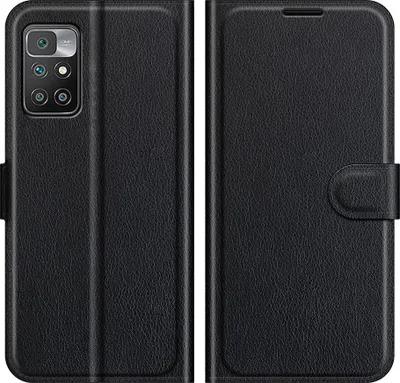 Produktbild von Xiaomi Redmi 10 Hülle - Coverup Klapphülle - Schwarz