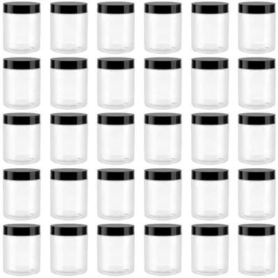 30er Set 250 ml Kunststoff-Vorratsdosen mit Deckel, rund